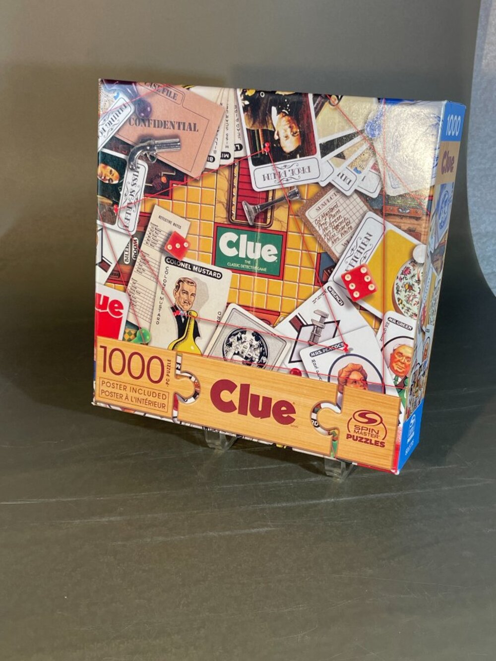 Spin Master Puzzles Retro Game of Clue Collage 500 Piece Jigsaw Puzzle (1580)